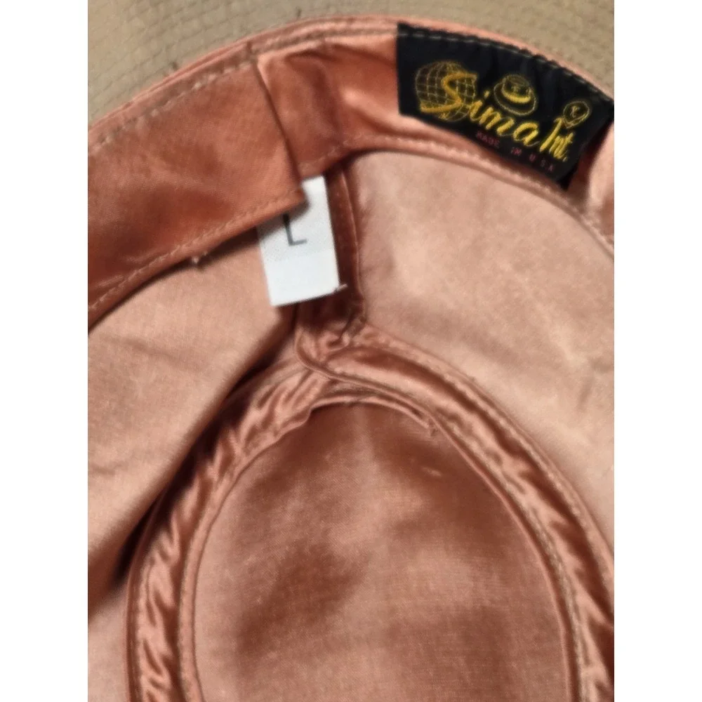 Vintage Beige/Khaki SIMA International Hat Large USA  Fedora